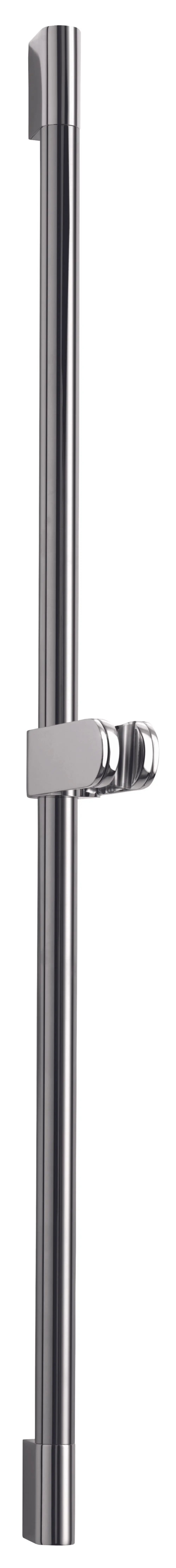 Senkrechte Chrom-Brausestange von Ideal Standard mit Halterung und Befestigungselementen zur Montage in Badezimmern.